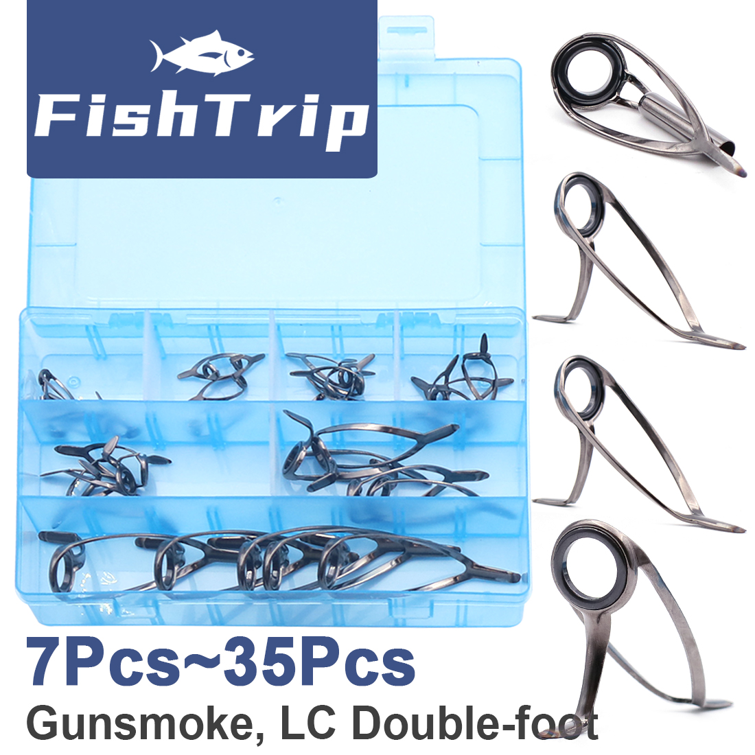 FishTrip Heavy Surf Rod Guides - đánh giá và giá Mesh Coil Strip