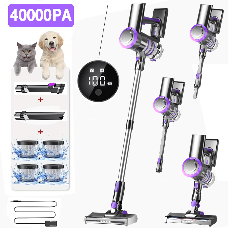 40Kpa Vacuum Cleaner for Home  - đánh giá và giá Battery Case Storage