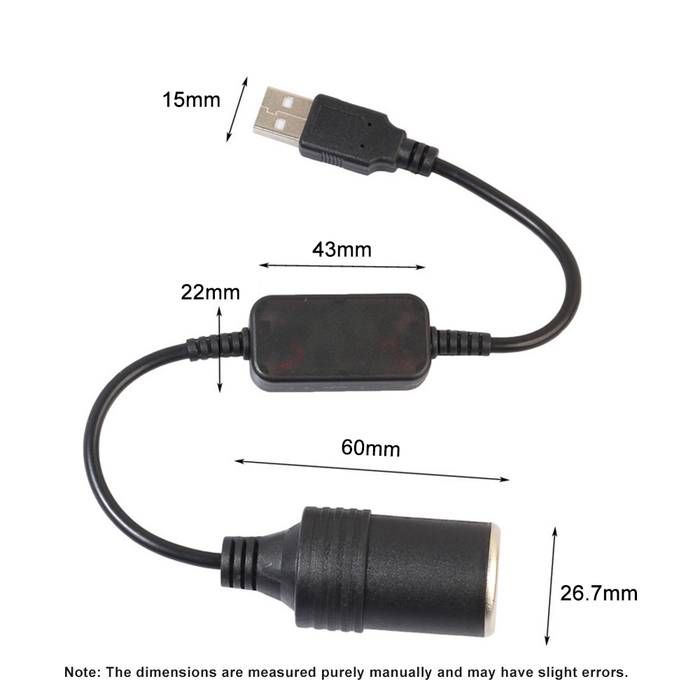 1pc 5V 2A USB To 12V Cigarette - đánh giá và giá Accessories Experts Vape