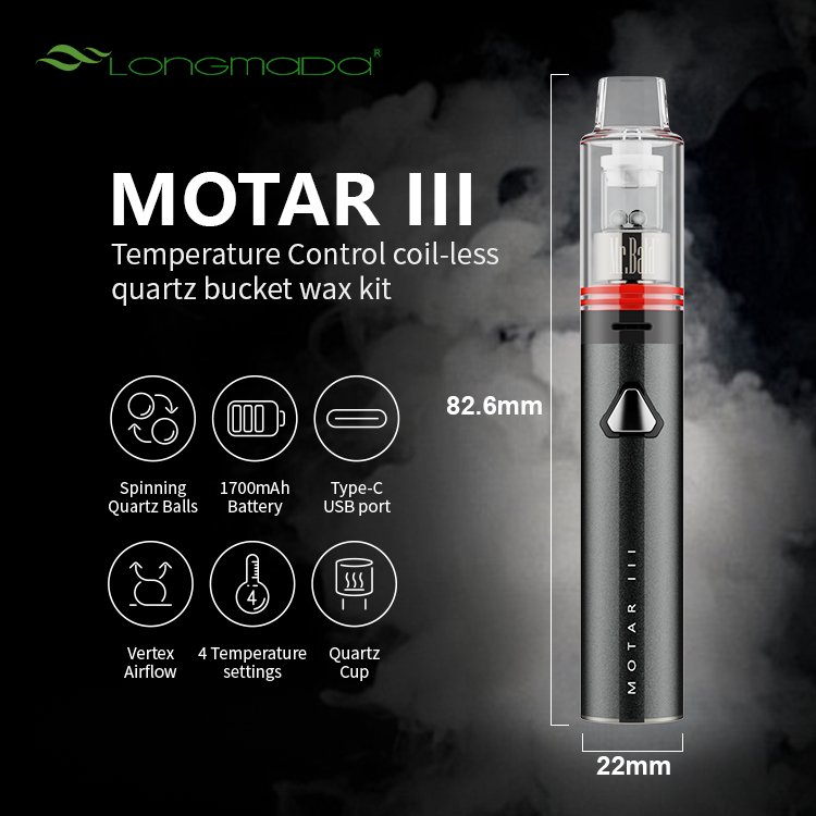 Longmada Motar III 3 Wax Pen K - đánh giá và giá Vaping Area