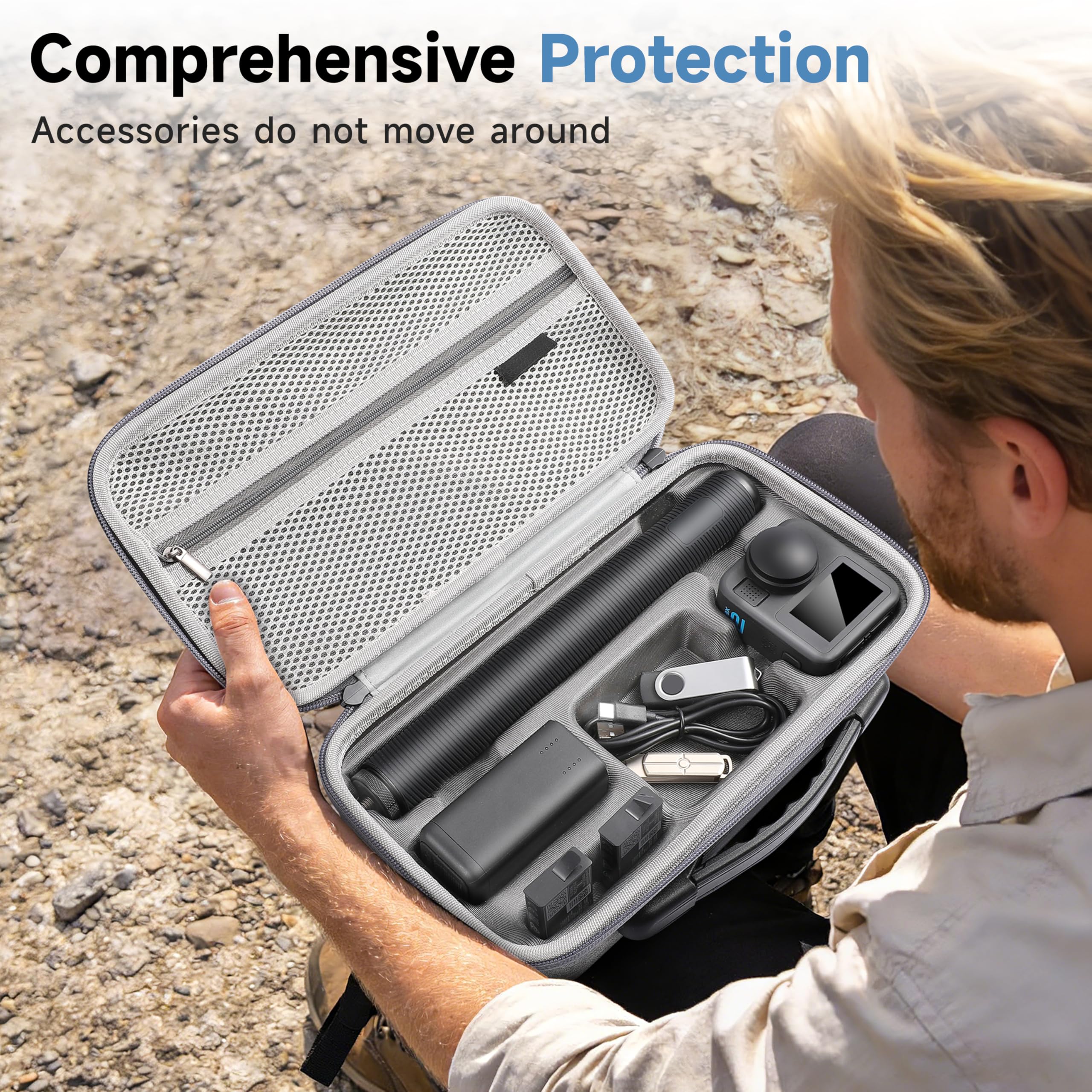 Carrying Case for Gopro Max 2  - đánh giá và giá Battery Case Storage