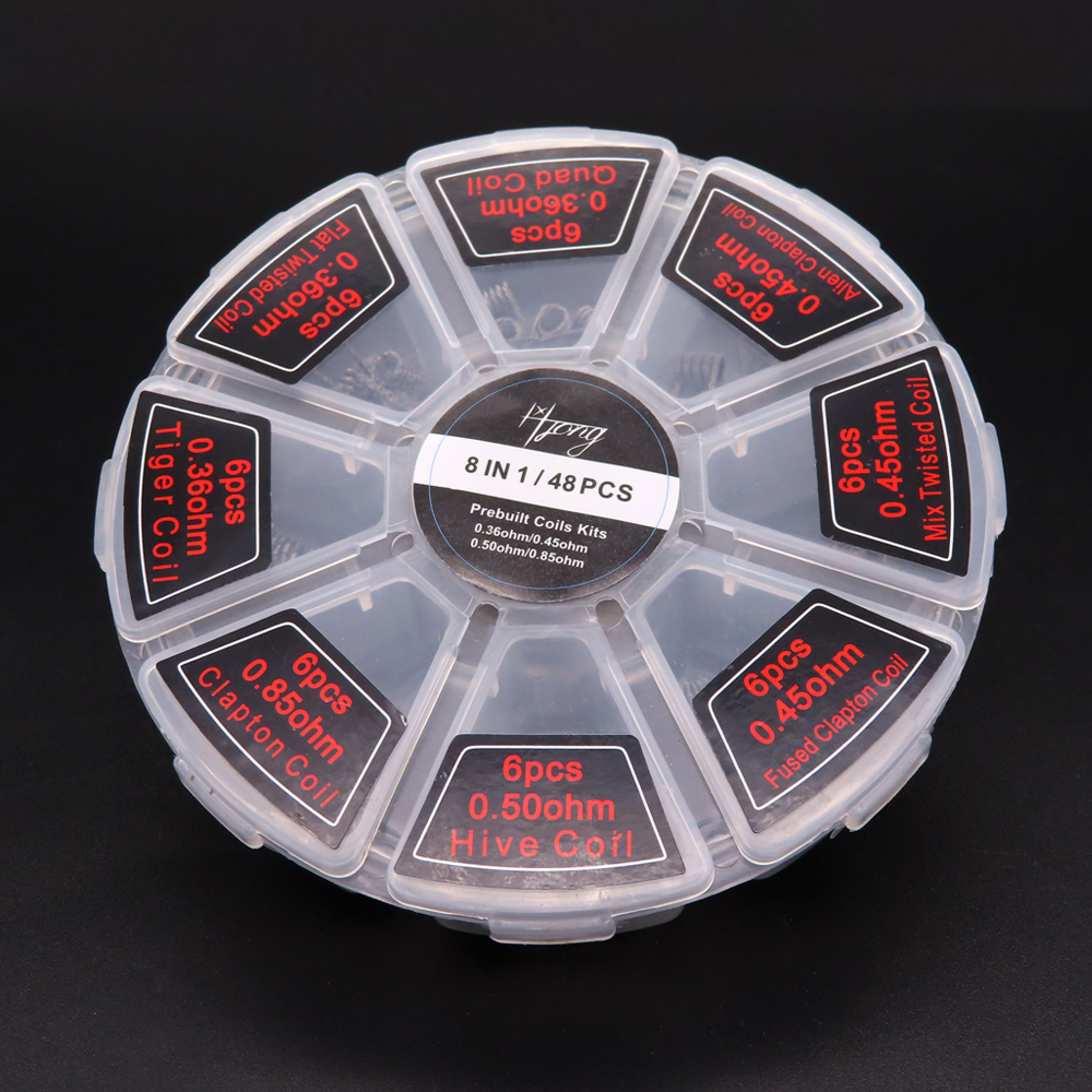 48pcs/set Premade Coils RTA RD - đánh giá và giá Vaping Area