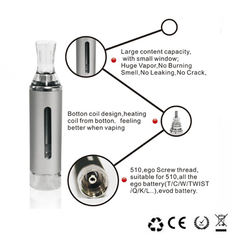 5pcs MT3 2.4ml Atomizer Clearo - đánh giá và giá Vape Coil Replacement