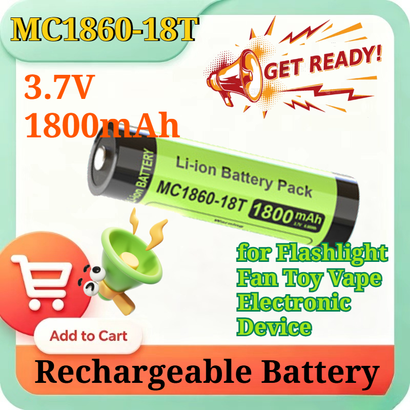 MC1860-18T 3.7V 1800mAh Type-C - đánh giá và giá Accessories For Vaping