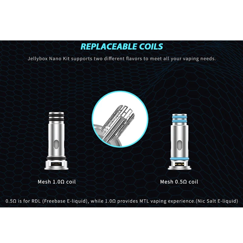 Original Rincoe Jellybox Nano  - đánh giá và giá Vape Coil Replacement